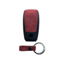 AEGIS Car Key Holder - Alcantara for Mercedes Benz N2 - Red
