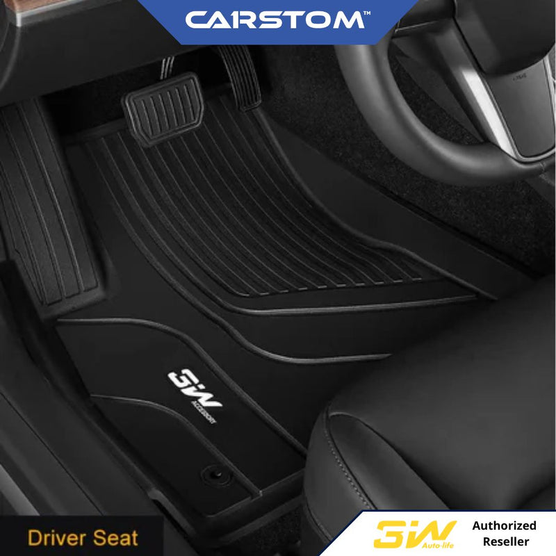 3W Tesla Model 3 (2024 - 2025) Highland Custom 3D Floor/ Car Mats Thorex™ All-Weather Protection