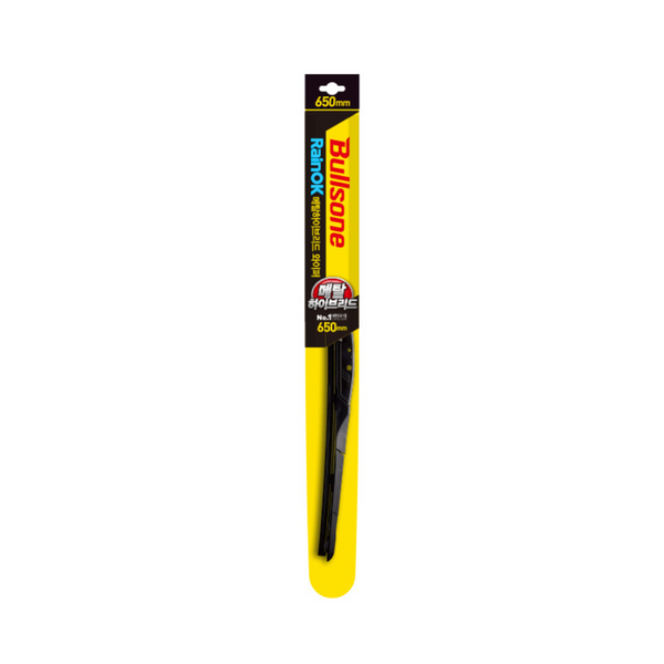 BULLSONE RainOK Metal Hybrid Car / Vehicle Wiper Blades - 350/400/450/500/550/600/650mm 650mm