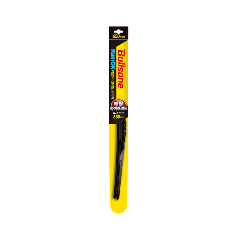 BULLSONE RainOK Metal Hybrid Car / Vehicle Wiper Blades - 350/400/450/500/550/600/650mm 650mm