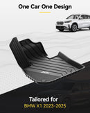 3W BMW X1 (2023 - 2025) 3D Custom Floor/ Car Mats Thorex™ All-Weather Protection