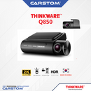 THINKWARE Q850 2-CH 2k QHD Front/Back 1080p FHD Car Dash Cam with 64GB SD, Parking Mode, WiFi, GPS, Night Vision