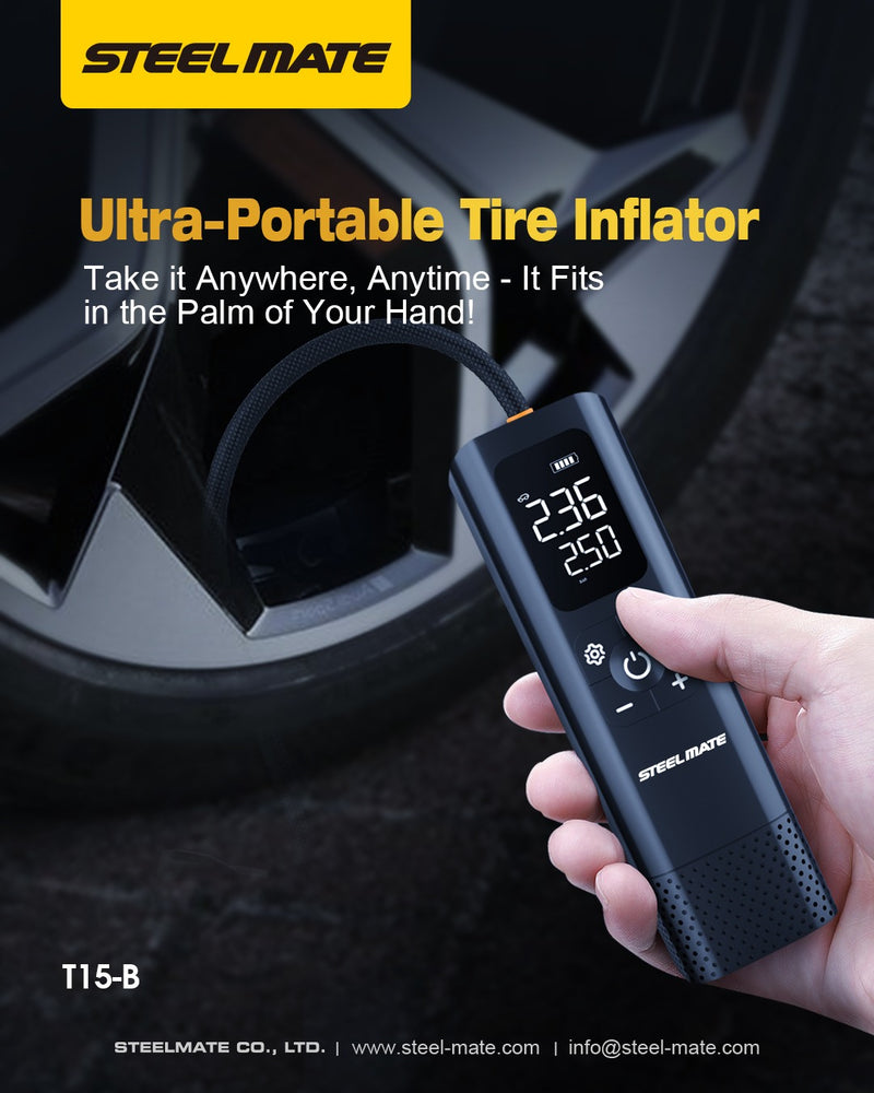 STEELMATE T15B Mini Tyre Inflator