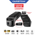 THINKWARE U3000PRO 2-CH 4k UHD Front/Back 2k QHD Car Dash Cam with 64GB SD, Parking Mode, WiFi, Night Vision