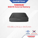 Thinkware Battery Pack iVolt BAB-95 Bluetooth connectivity enabled External Car Dashcam Battery (Compatible with ALL Car Camera brands)