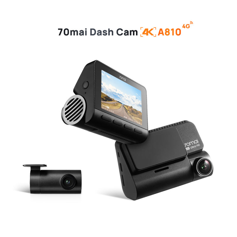 70Mai A810 4K International Ver Dash Cam Car Recorder Dashcam Dashboard Camera 70 MAI Car Cameras Rear Included