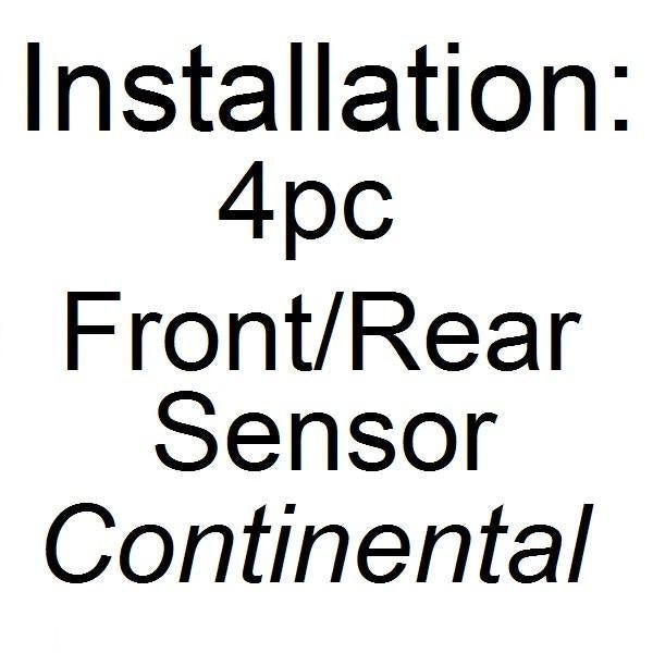 Installation - Parking Assist 4 Pcs Front/ Rear Sensors (Conti CAR)