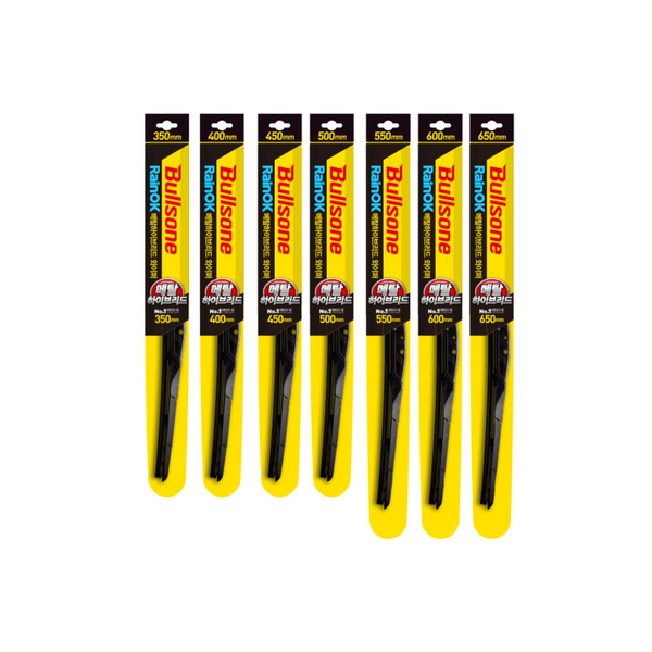 Bullsone RainOK Hybrid Car / Vehicle Wiper Blades - 350/400/450/500/550/600/650mm