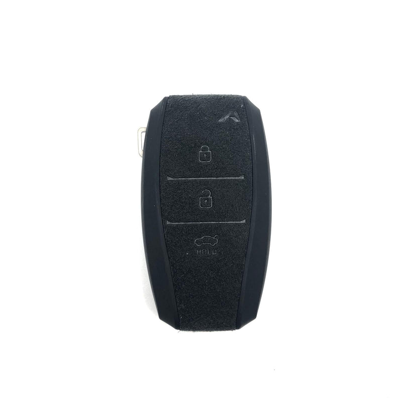 Aegis Aero Alcantara Leather Hyundai I30 (2600) 3 Button Smart Key Case - GRAY