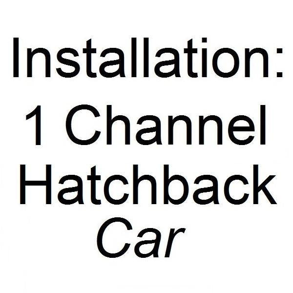 Installation - Single Channel Dash Cam (HATCHBACK)