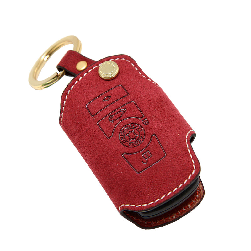 AEGIS Origin Alcantara BMW2 Smart Key Case - Red