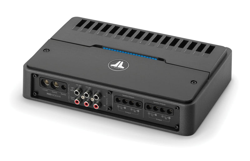 JL Audio RD400/4 4-channel Class D Full Range Amplifier. 75 Watts x 4 @ 4 ohm