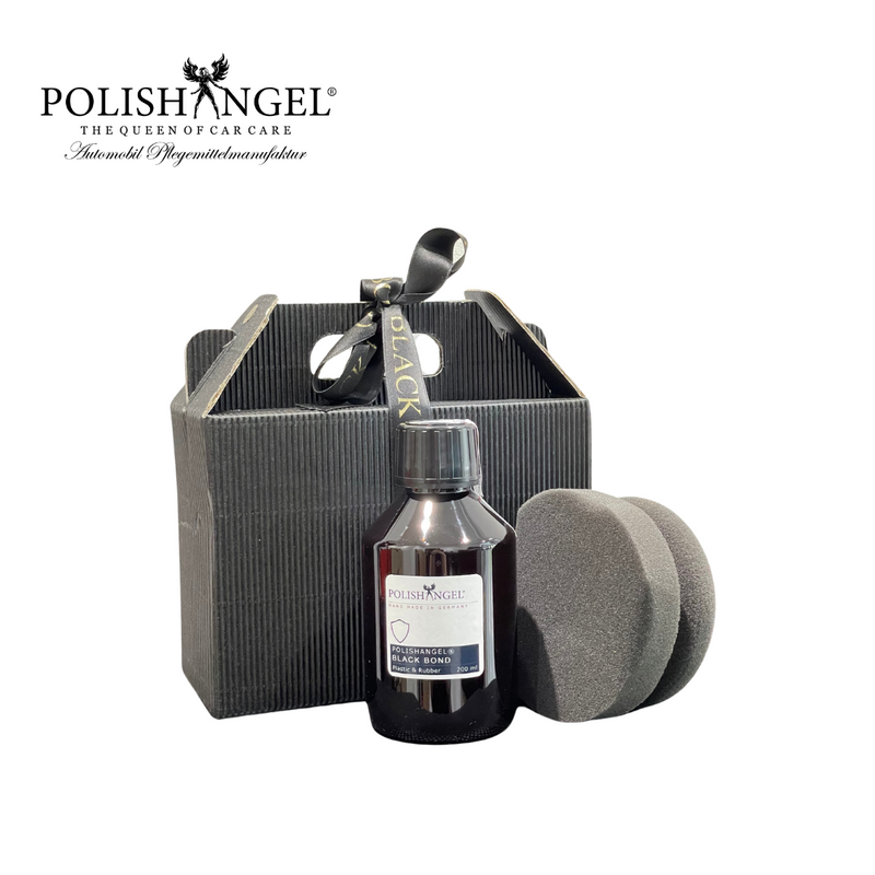 PolishAngel PA-BB200 Black Bond Plastic & Rubber Coating  (200ml) Car Grooming DIY CAR CARE