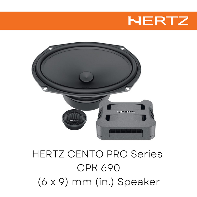 HERTZ CENTO Pro Series Speaker CPK 690 - KIT 2Way Car Audio Speakers Sound system