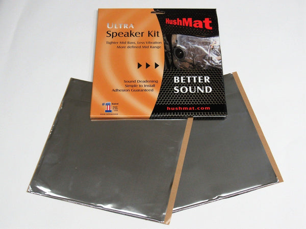 HushMat Speaker Kit - 2 Sheets 10" x 10" ea - Silver (Part Number : 10111)