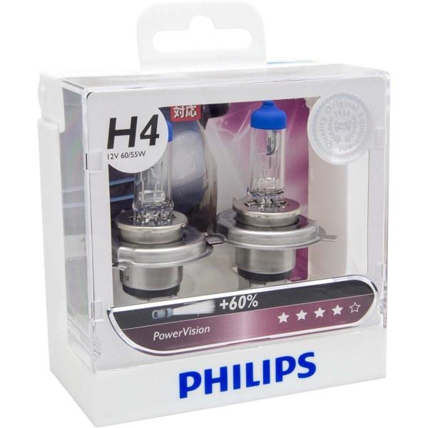 Philips Headlamp H4 PowerVision 12V 60/55W 12342 PWV