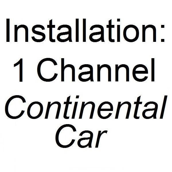 Installation - Single Channel Dash Cam (CONTI CAR)