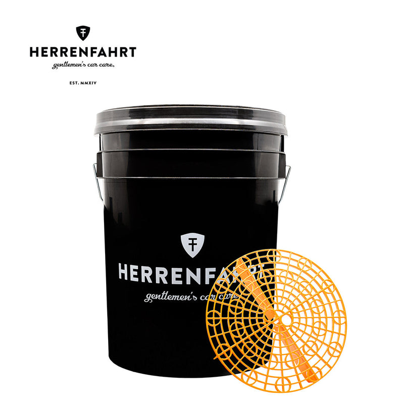 Herrenfahrt HF02060 Wash Bucket Supreme with grid & lit Car Grooming DIY CAR CARE