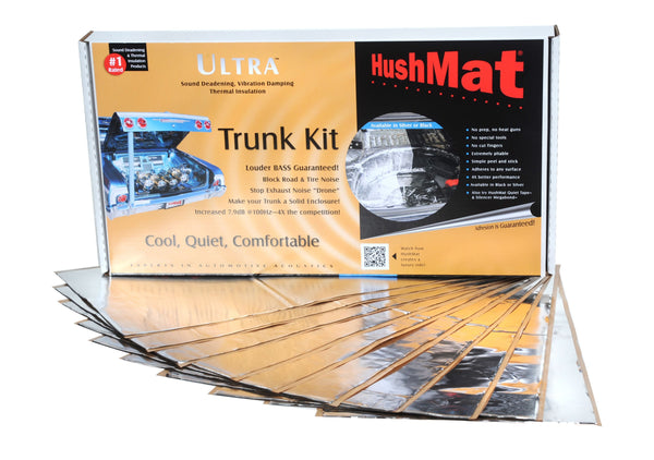 HushMat Trunk Kit - 10 Sheets 12" x 23" ea - Silver (Part Number : 10301)