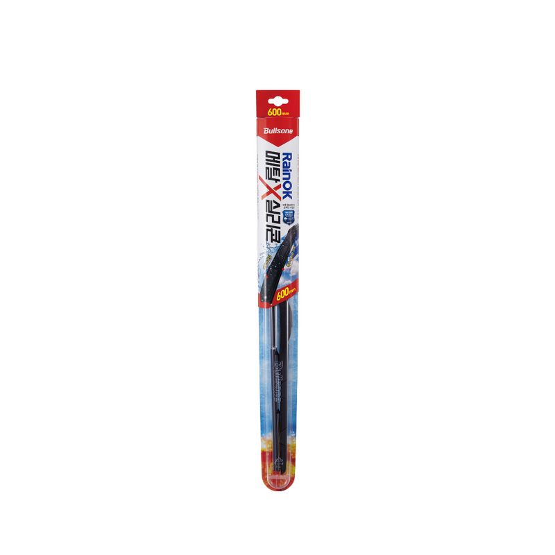 Bullsone RainOk Metal X Silicon Wiper Blade, Rain Repellent 650mm