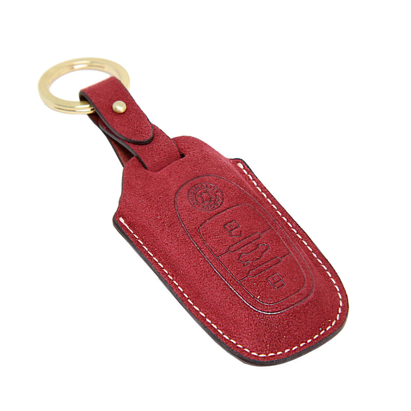 AEGIS Origin Alcantara Audi Smart Key Case - Red
