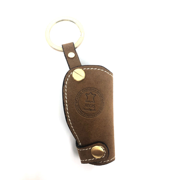 AEGIS Origin Alcantara Benz Smart Key Case - Brown