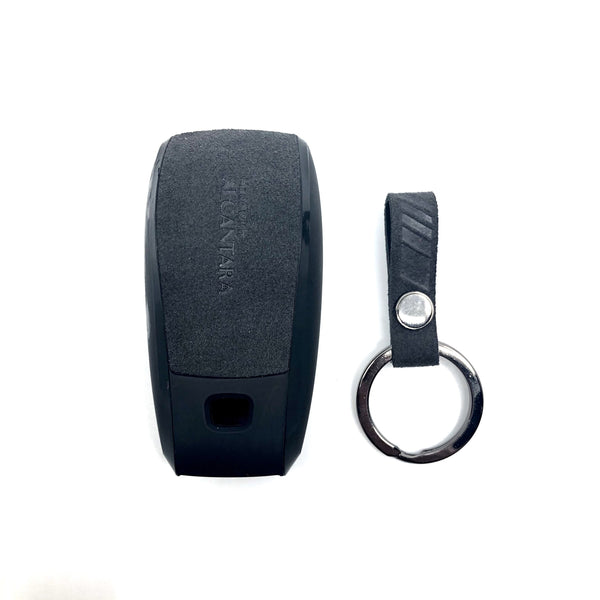 Aluminium, Alcantara Schlüssel Cover passend für Mercedes-Benz Schlüssel  HEK31-M7
