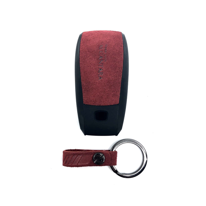 Aegis Car Key Holder - Alcantara for Mercedes Benz N2 - Red