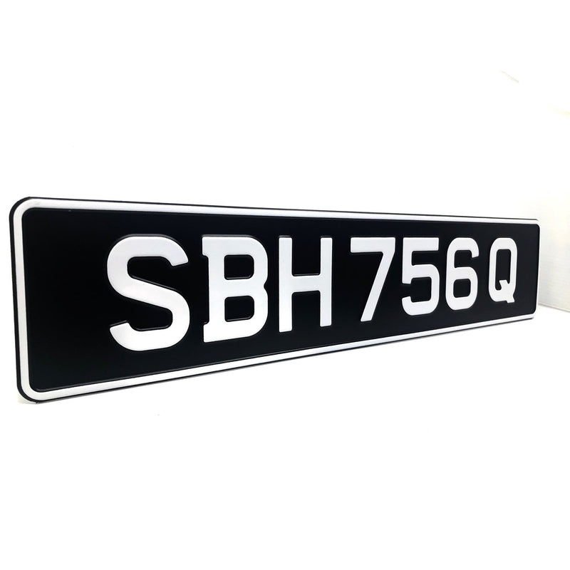 Legacy White (Car Plate)