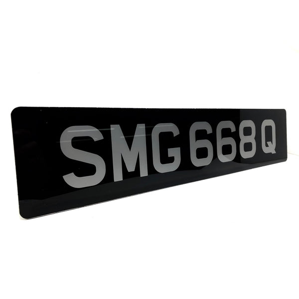 Sallion Black (Car Plate)