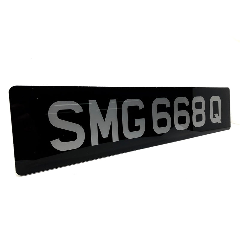 Sallion Black (Car Plate)