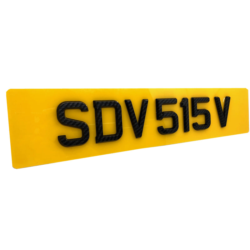 Supreme Carbon  (Car Plate)