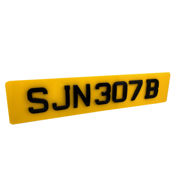 Obsidian (Car Plate)