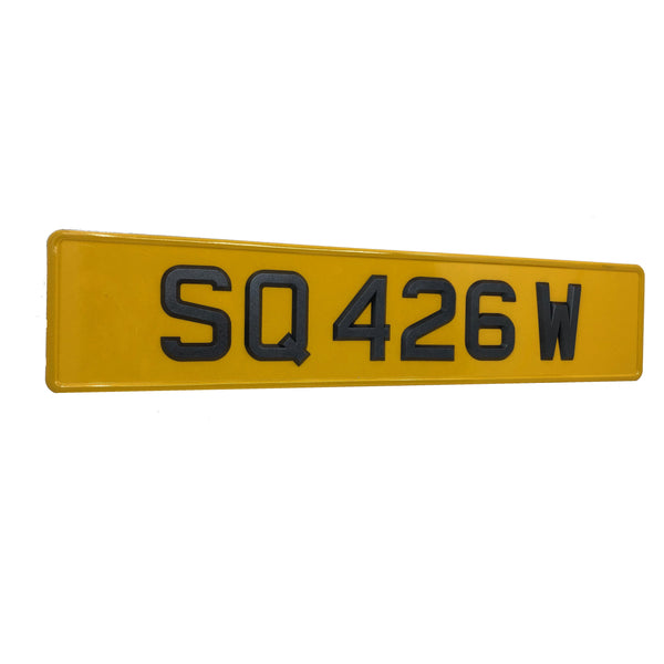 Diamond Grey (Car Plate)