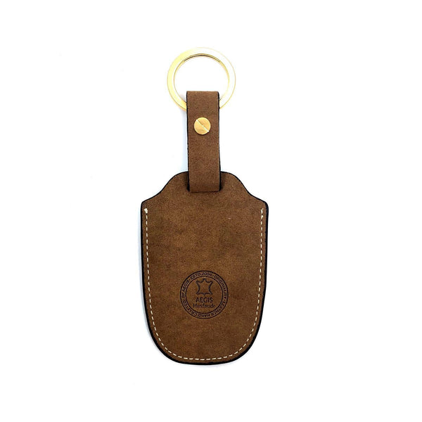 AEGIS Origin Alcantara Audi Smart Key Case - Brown