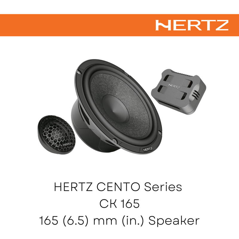 HERTZ CENTO Series Speaker CK 165 - KIT 2Way+Grille Car Audio Speakers Sound system