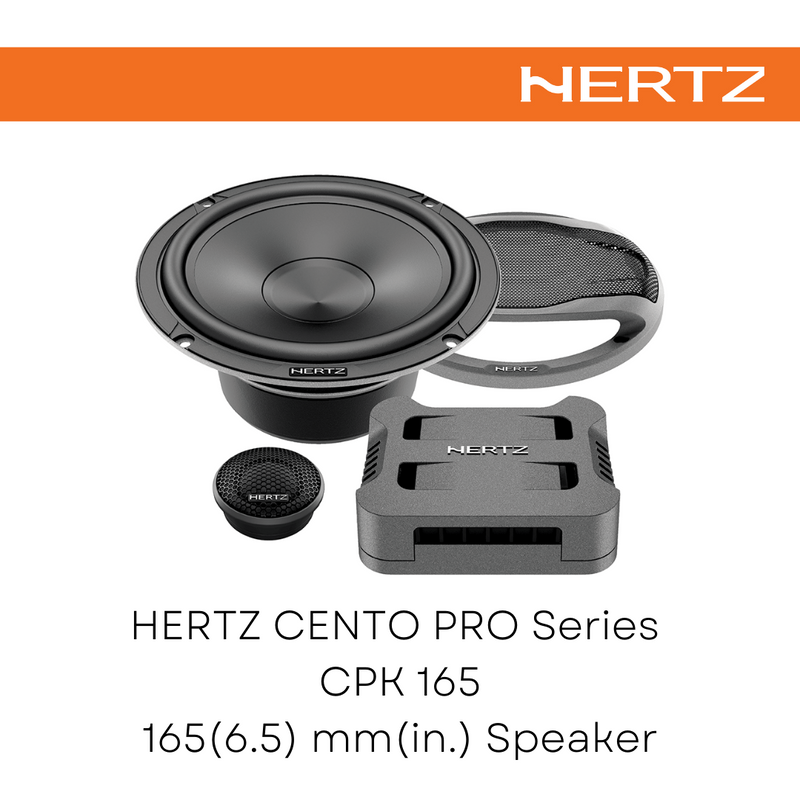 HERTZ CENTO Pro Series Speaker CPK 165 - KIT 2Way+Grille Car Audio Speakers Sound system