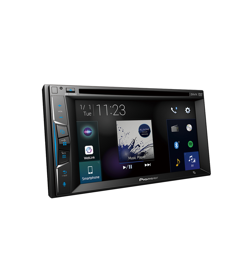 Pioneer AVH-Z2250BT Double Din HU with Bluetooth