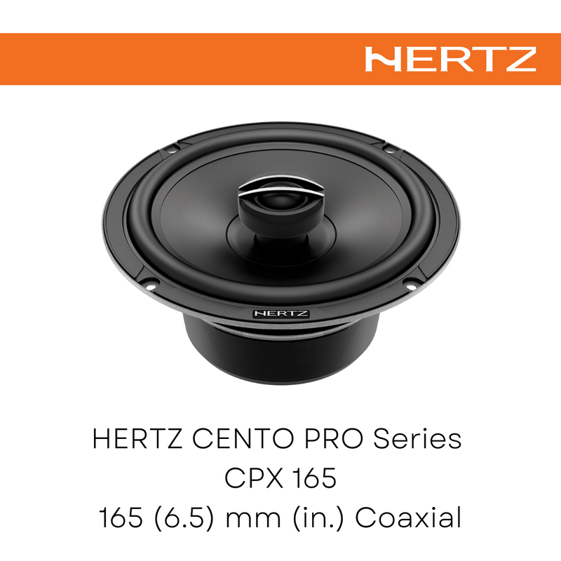 HERTZ CENTO Pro Series Coaxial Speaker CPX 165 - SET COAX 2Way 165mm Car Audio Speakers Sound system