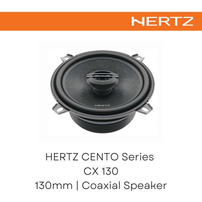HERTZ CENTO Series Coaxial Speaker CX 130 - SET COAX 2Way 130mm Car Audio Speakers Sound system