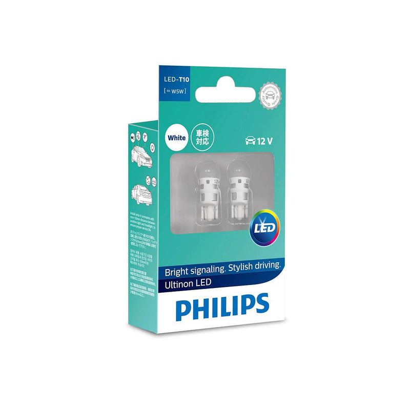 Philips T10 LED White 11961 ULW 12V X2
