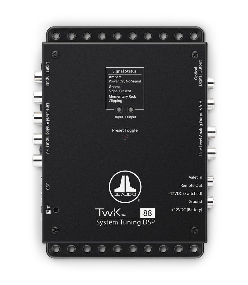 JL Audio TwK-88 System Tuning DSP 8-ch. Analog + Digital INPUTS / 8-ch. Analog OUTPUTS - DRC-200