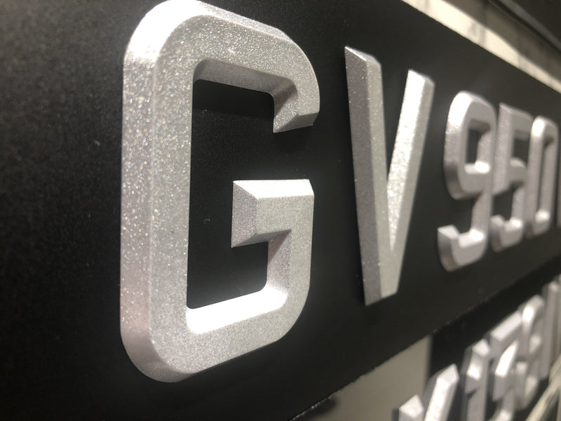 Quartz Matte (Customized Car Plate)