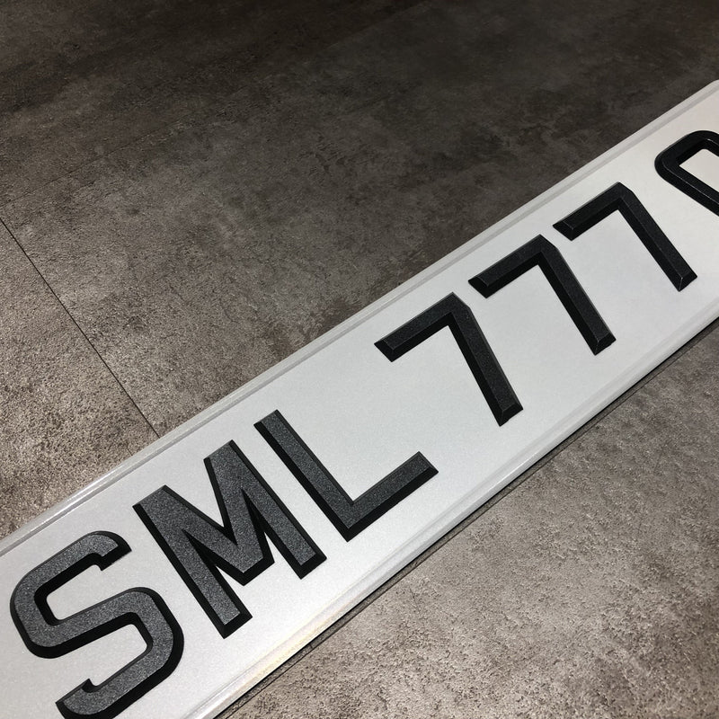 Diamond Grey (Car Plate)