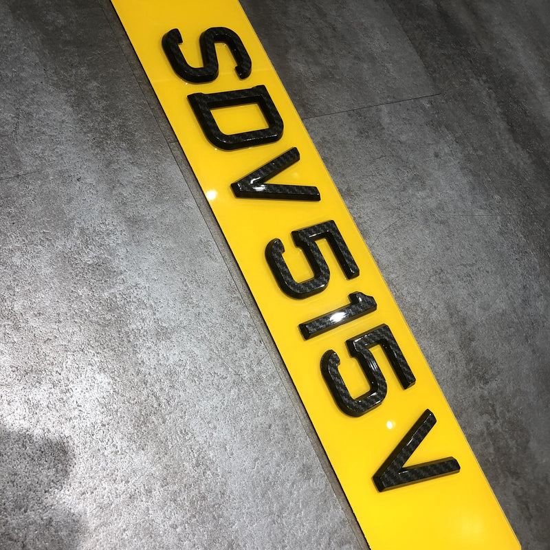 Supreme Carbon  (Car Plate)