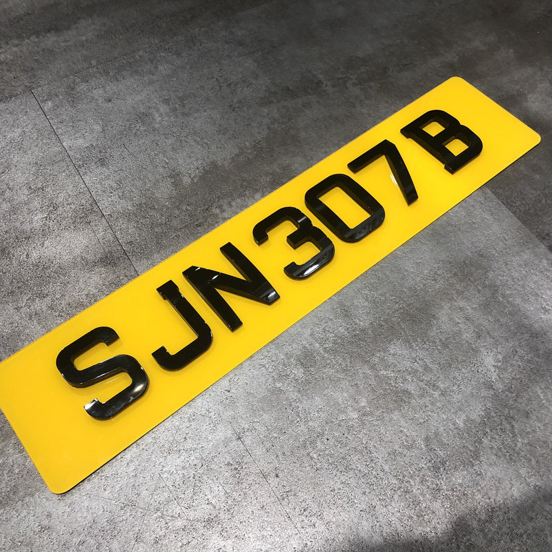Obsidian (Car Plate)