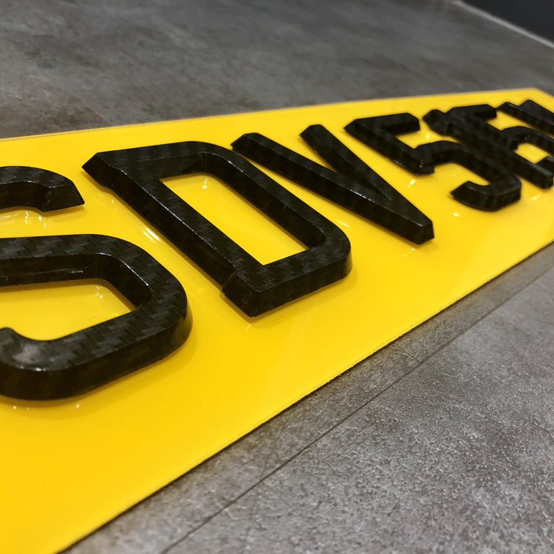 Supreme Carbon  (Car Plate)