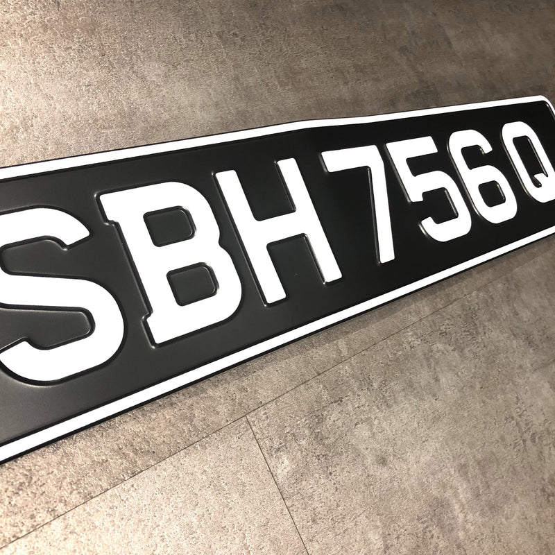 Legacy White (Car Plate)