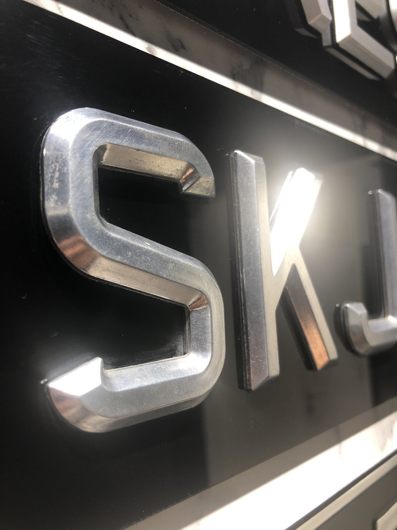 Crimson Silver (Car Plate)