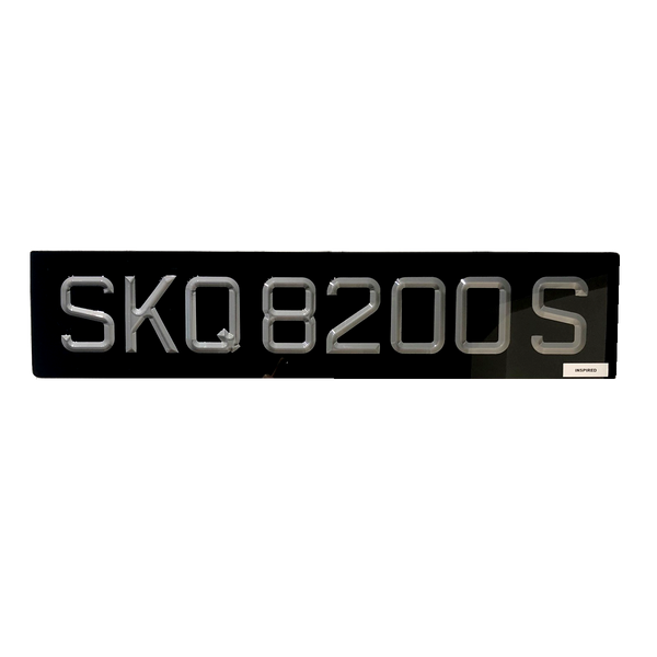Inspired (Car Plate)
